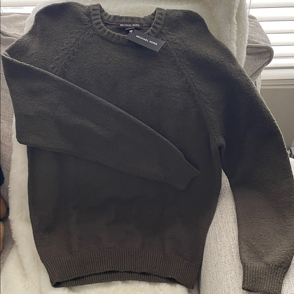 Michael Kors Men's Olive Crewneck Sweater - NWT MSRP $128
